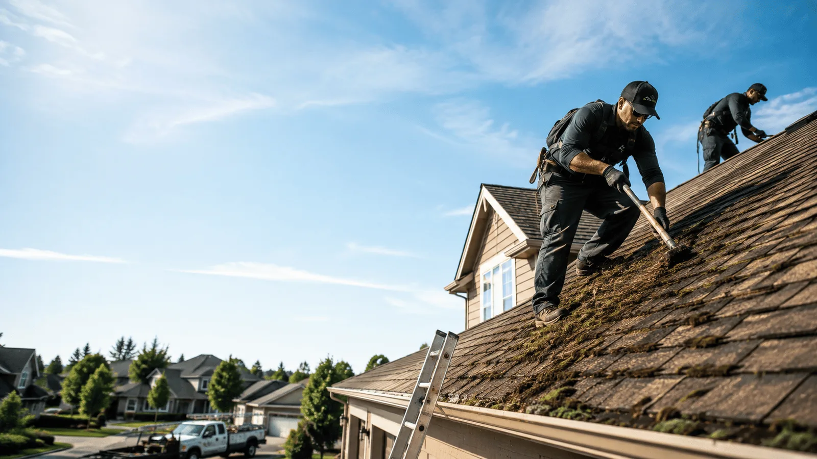 Roof Moss Removal in Seaman, OH near me